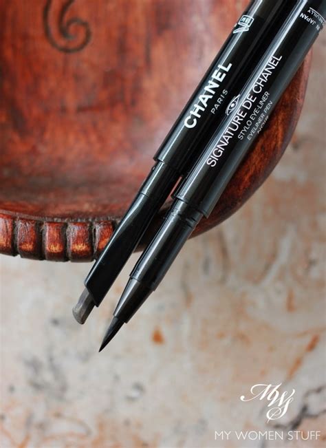 chanel brown eye pencil|signature de Chanel eyeliner pen.